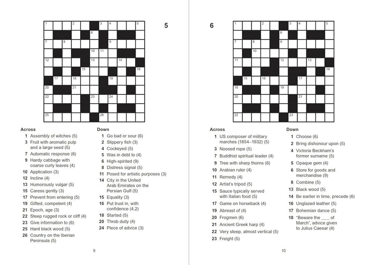 Botanical Crosswords