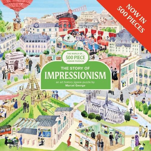 The Story of Impressionism 500 piece jigsaw puzzle
