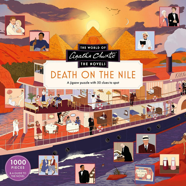 The World of Agatha Christie Death on the Nile 1000-piece jigsaw puzzle