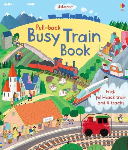 Pull Back Busy Train Book
