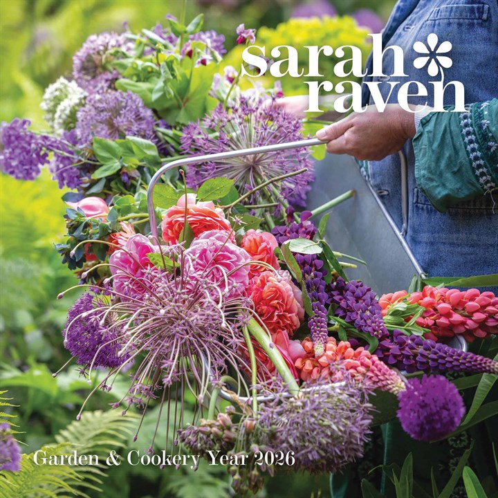 2026 Sarah Raven Garden & Cookery Year Wall Calendar