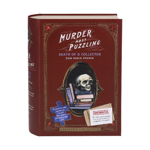 Murder Most Puzzling Death of a Collector 500-Piece Jigsaw Puzzle