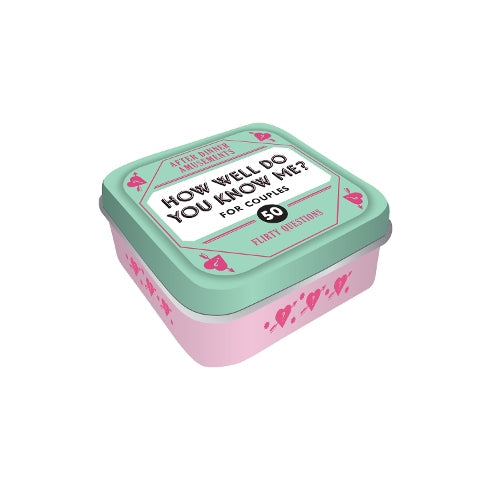 After Dinner Amusements How Well Do You Know Me?