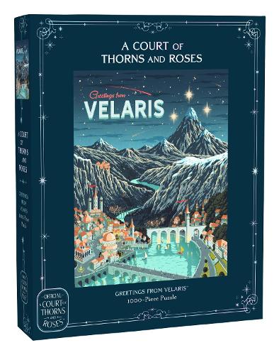 A Court of Thorns and Roses Official Greetings from Velaris 1000-Piece Jigsaw Puzzle