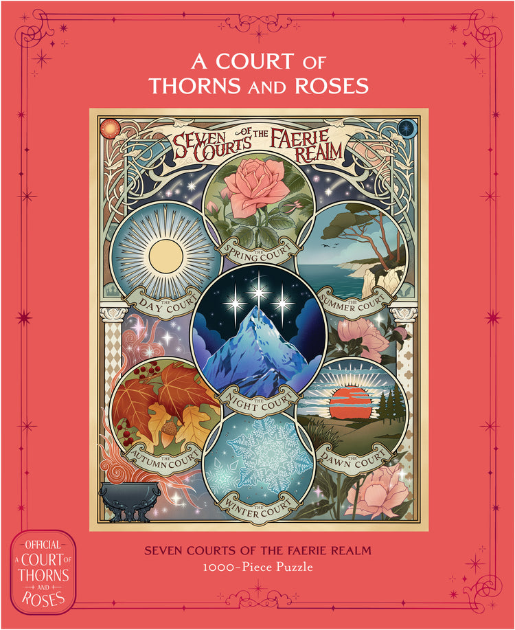 A Court of Thorns and Roses Official Seven Courts of the Faerie Realm 1000-Piece Jigsaw Puzzle