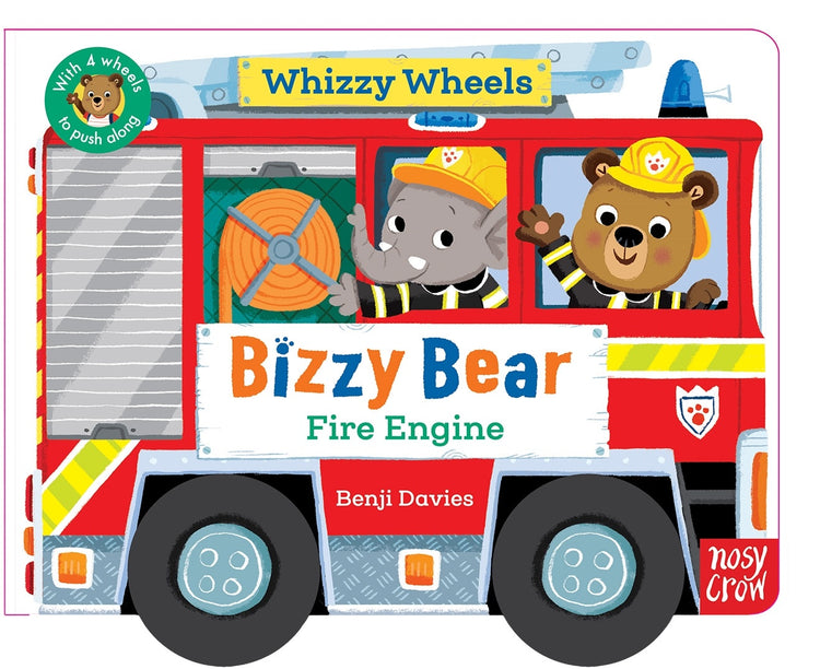 Bizzy Bear Whizzy Wheels Fire Engine with 4 moving wheels!