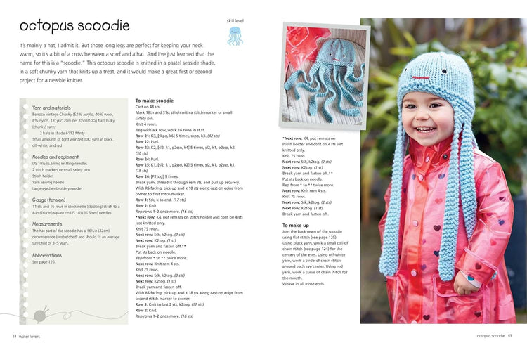 Cute Knitted Animal Scarves, Socks and more