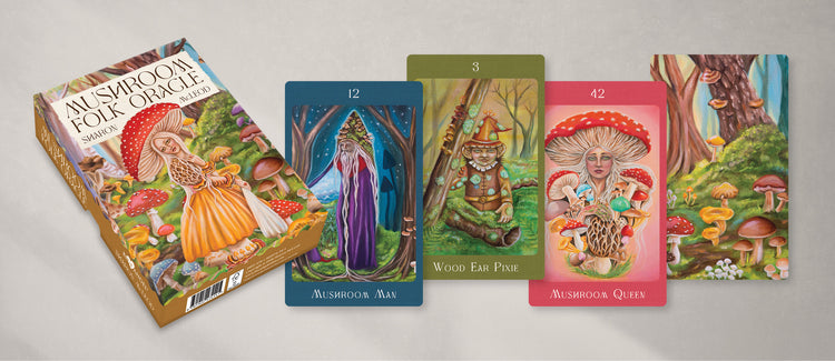 Mushroom Folk Oracle Cards Deck