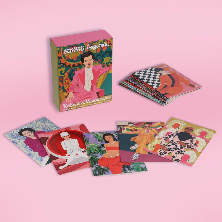 Style Legends, Rebels, and Visionaries Notecards: 20 Notecards and Envelopes