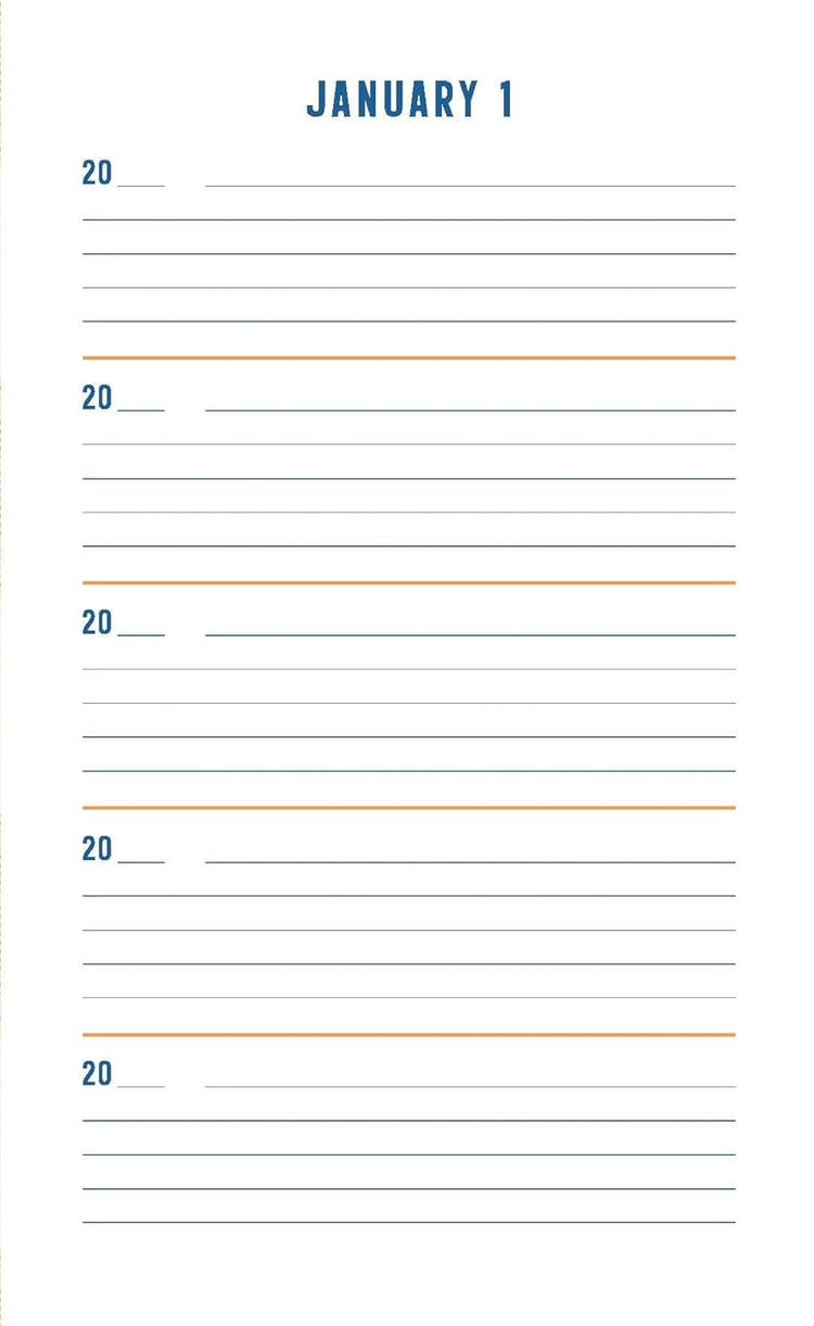 Pendleton One Line a Day A Five-Year Memory Book
