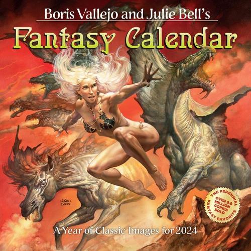 2024 Boris Vallejo & Julie Bell's Fantasy Wall Calendar
