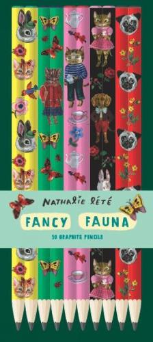 Fancy Fauna 10 Graphite Pencils
