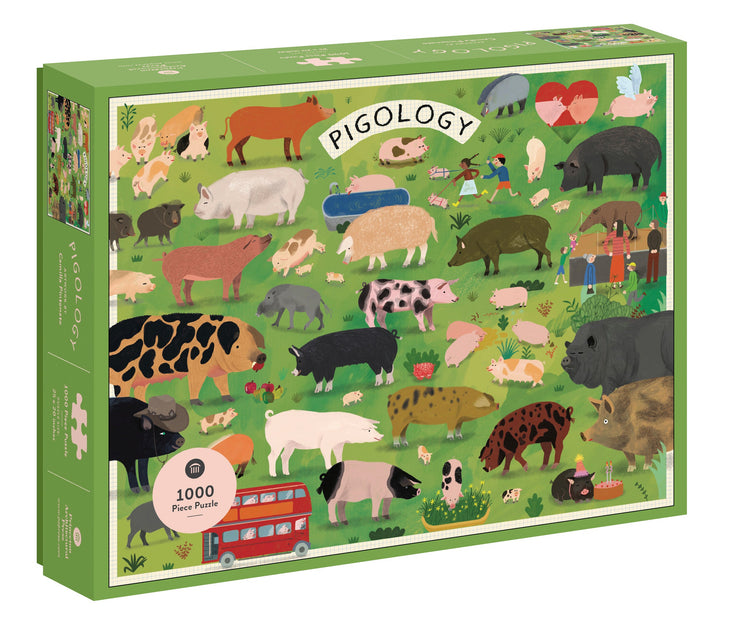 Pigology: 1000 Piece Jigsaw Puzzle