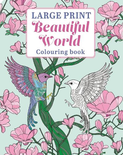 Large Print Beautiful World Colouring Book