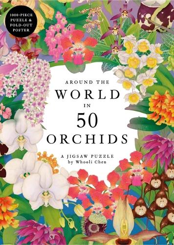 Around the World in 50 Orchids 1000-piece Jigsaw Puzzle