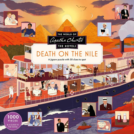 The World of Agatha Christie Death on the Nile 1000-piece jigsaw puzzle