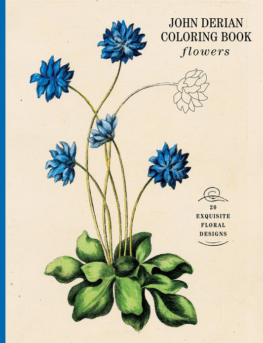John Derian Colouring Book Flowers