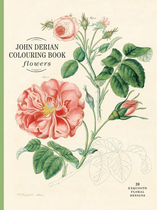John Derian Colouring Book Flowers