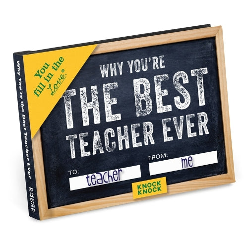 Why Youre the Best Teacher Ever Book