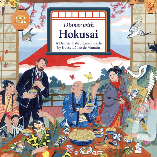 Dinner with Hokusai 1000 Piece Jigsaw Puzzle