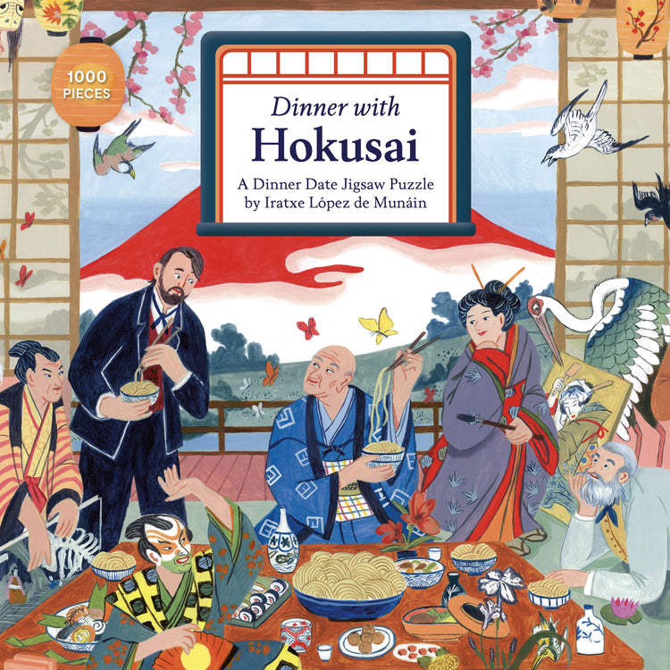 Dinner with Hokusai 1000 Piece Jigsaw Puzzle
