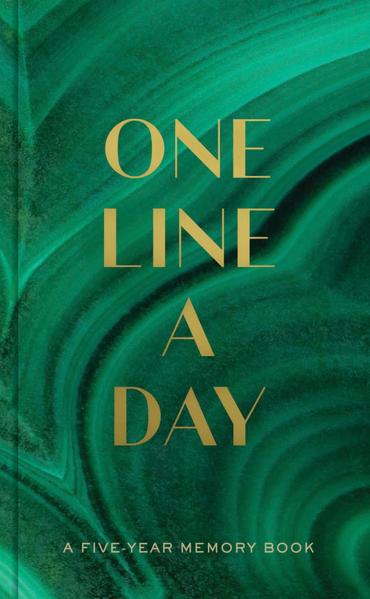 Malachite One Line a Day - A Five Year Memory Book