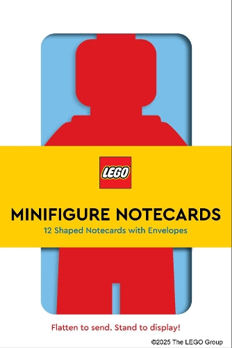 LEGO Minifigure Shaped Notecards with Envelopes