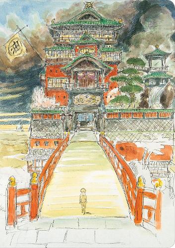 Studio Ghibli Spirited Away Journal The Bathhouse