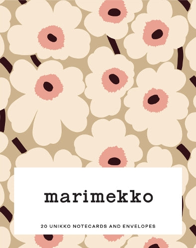 Marimekko Notes Pastels 20 Unikko Notecards & Envelopes