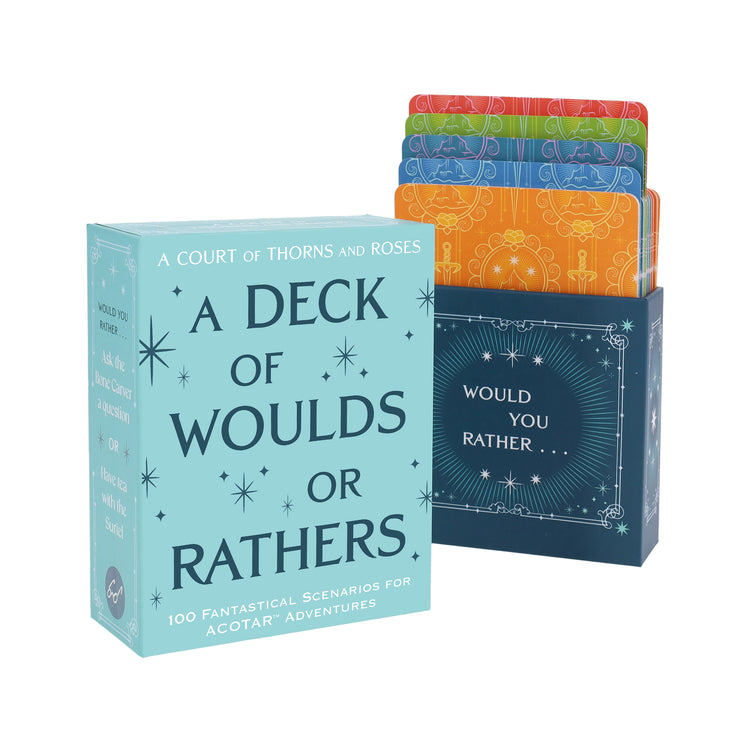 A Court of Thorns and Roses Official Deck A Deck of Woulds or Rathers