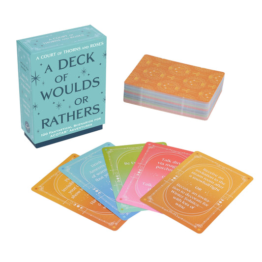 A Court of Thorns and Roses Official Deck A Deck of Woulds or Rathers