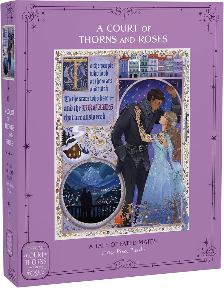 A Court of Thorns and Roses Official A Tale of Fated Mates Rhysand and Feyre 1000-Piece Jigsaw Puzzle