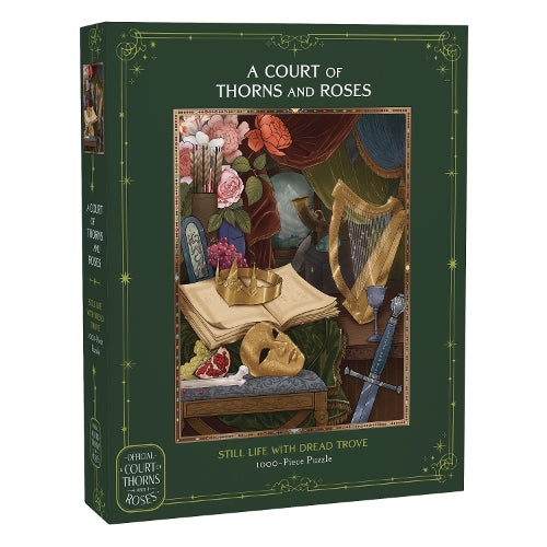 A Court of Thorns and Roses Official Still Life with Dread Trove 1000-Piece Jigsaw Puzzle