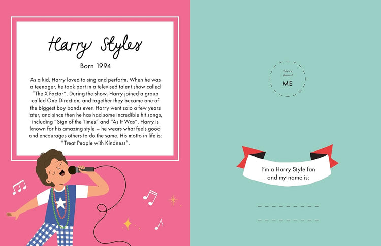 Little People BIG DREAMS: Harry Styles and Me Activity Book
