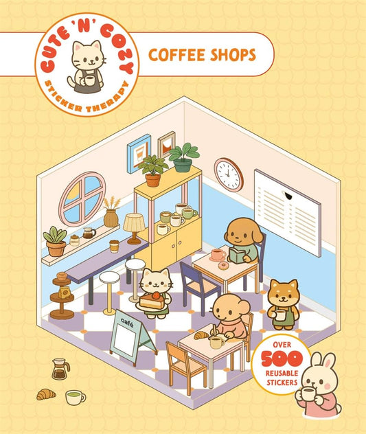 Cute 'n' Cozy Sticker Therapy Coffee Shops
