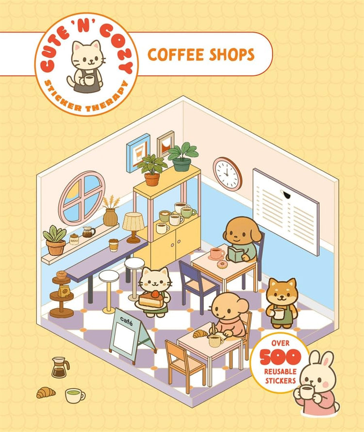 Cute 'n' Cozy Sticker Therapy Coffee Shops