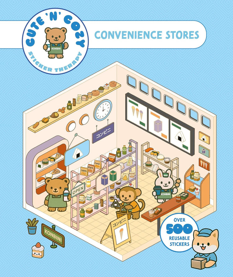 Cute 'n' Cozy Sticker Therapy Convenience Stores
