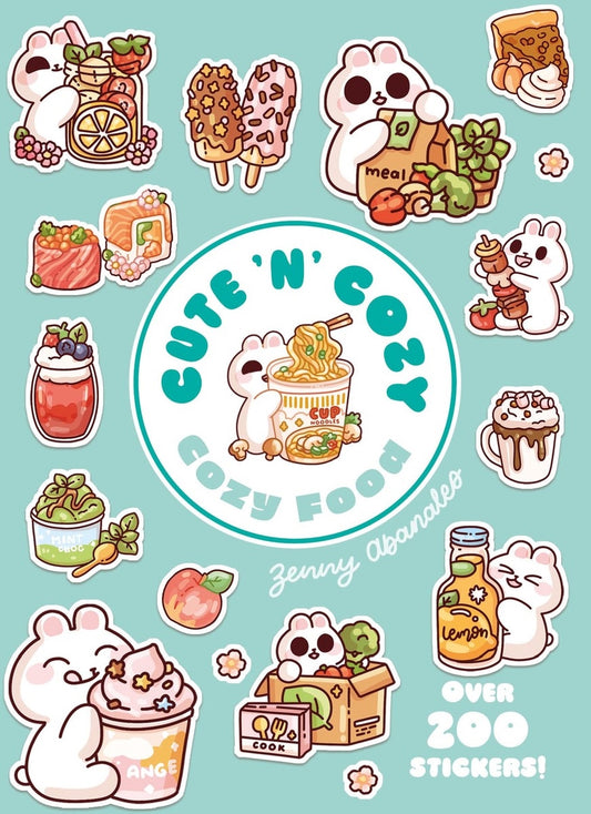 A Cute 'n' Cozy Little Sticker Book: Cozy Food