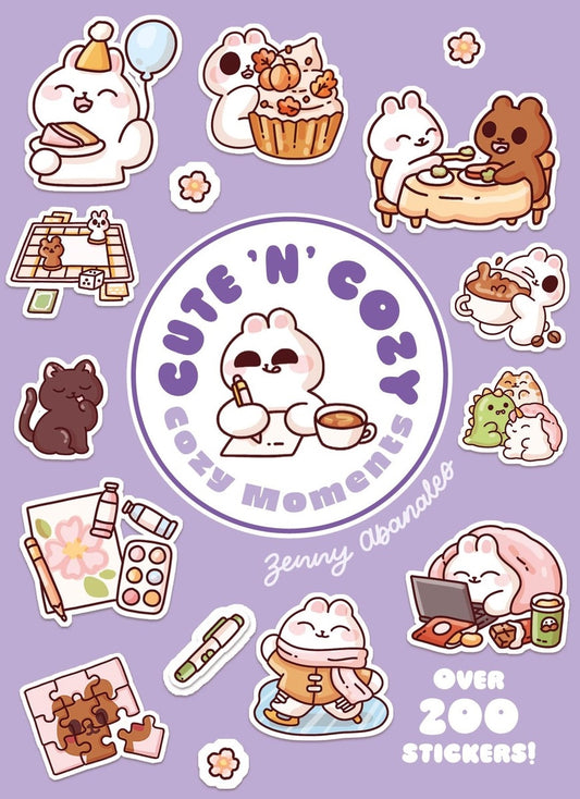 A Cute 'n' Cozy Little Sticker Book: Cozy Moments