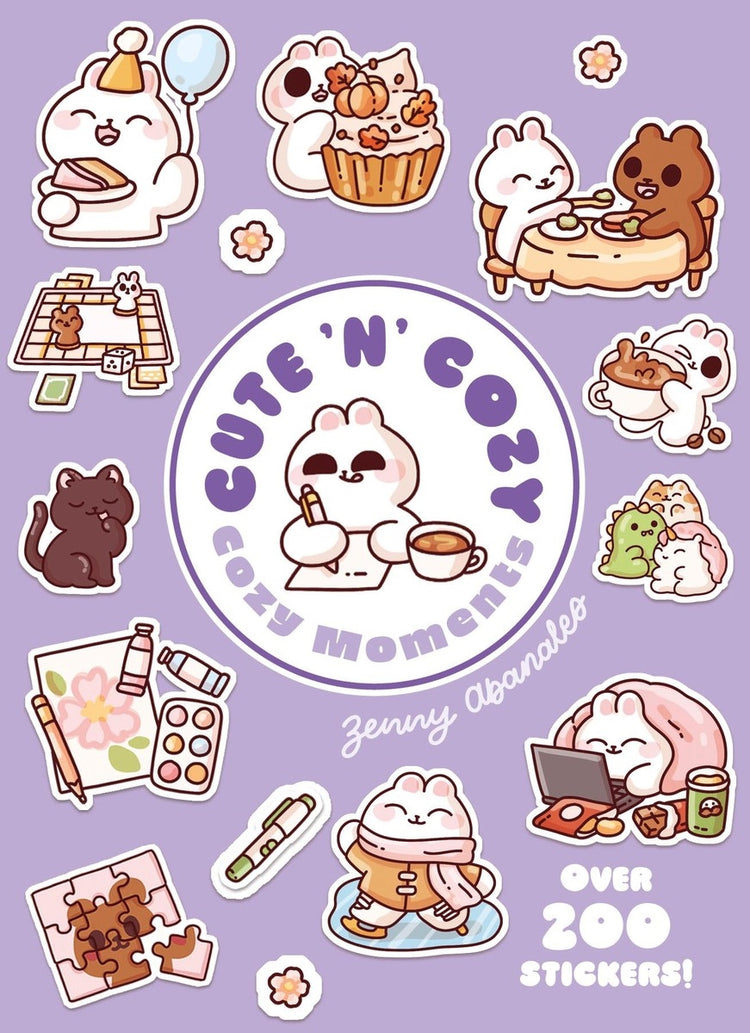 A Cute 'n' Cozy Little Sticker Book: Cozy Moments