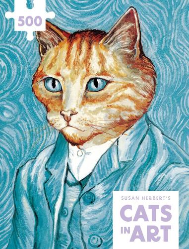 Cats in Art: Van Gogh 500 piece jigsaw puzzle