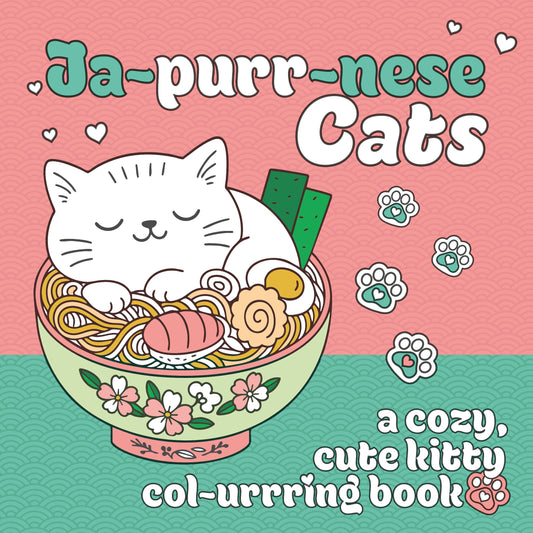 Ja-purr-nese Cats A cozy Colouring book