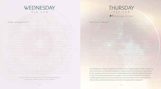 2027 Gratitude Diary and Daily Planner Calendar