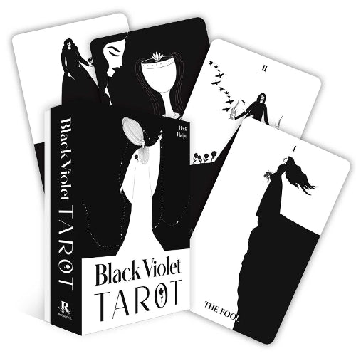 Black Violet Tarot Cards Deck