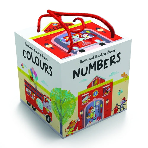Book & Blocks Tower Fire Engine