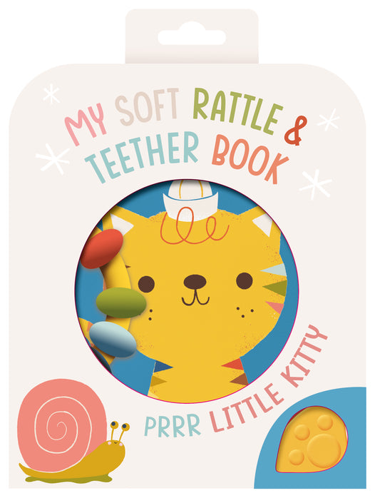 Soft Rattle & Teether: Purr Cat