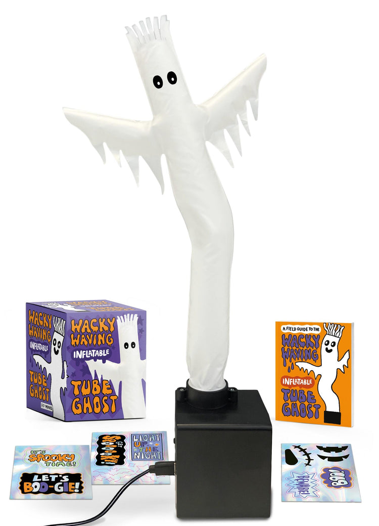 Wacky Waving Inflatable Tube Ghost Glows in the Dark!