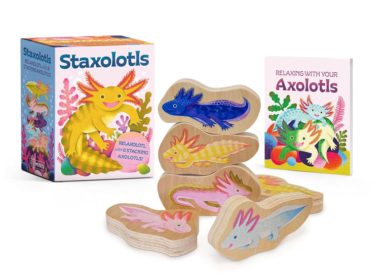 Staxolotls Relaxolotl with 6 Stacking Axolotls!