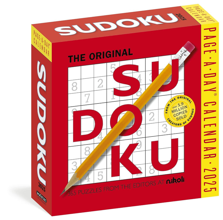 Original Sudoku Page-a-day Calendar 2025