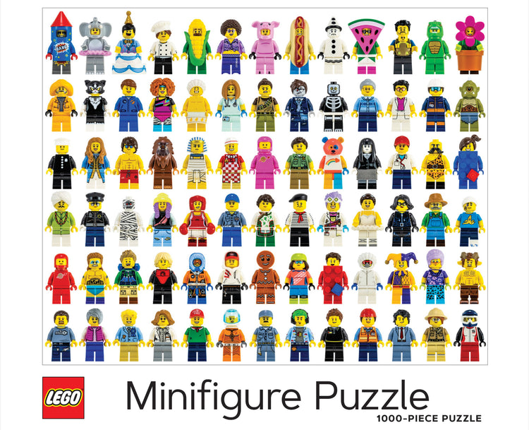 LEGO: Minifigure 1000-piece jigsaw puzzle